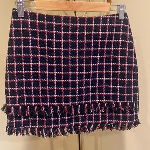 Zara - Tweed Mini Skirt - S🧵🧶